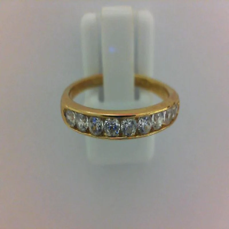 Alliances Demi-Tour Pierres Diamants Taille Brillant Serties – Or Jaune 18 Carats