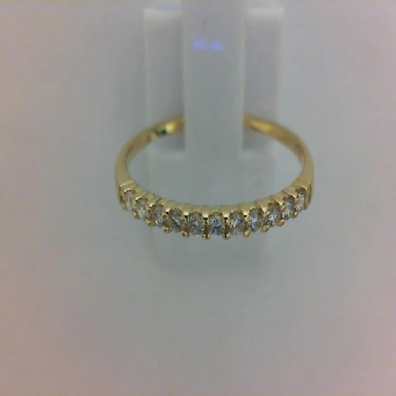 Alliances Demi-Tour Pierres Fines et Diamants Taille Brillant Pour Femme Or 18 Carats