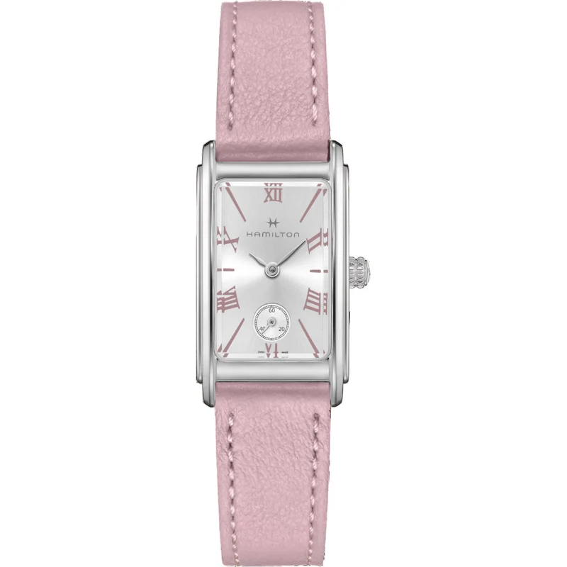 Hamilton American Classic 19mm Silver Dial Leather Ladies Quartz Watch H11221853