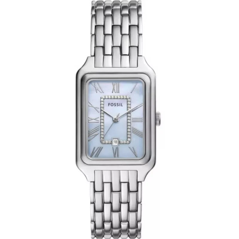 Fossil Raquel 26mm Mother-Of-Pearl Dial Steel Ladies Quartz Watch ES5402