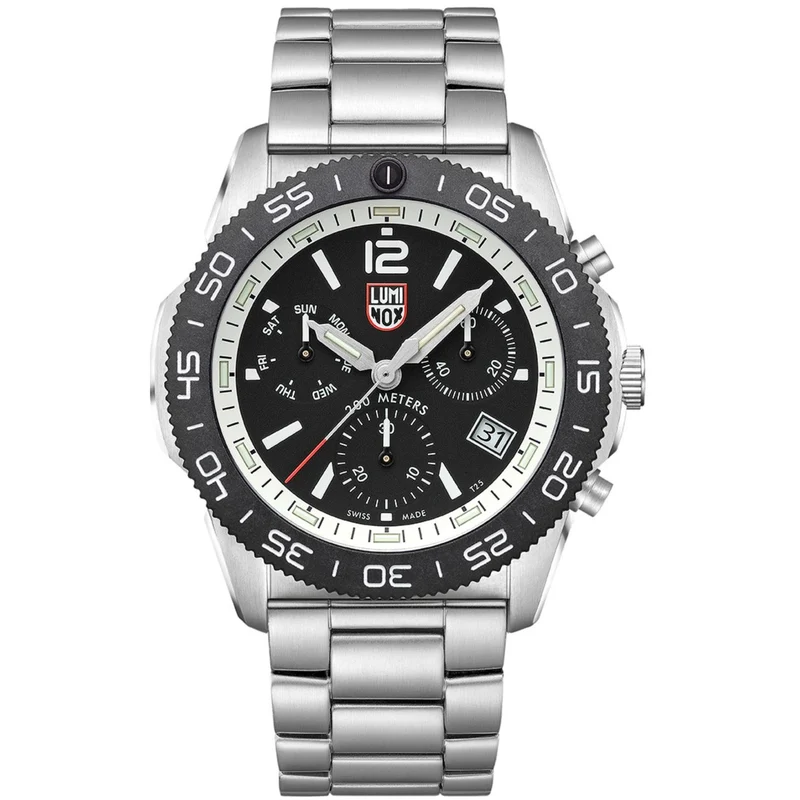 Luminox Pacific Diver Chronograph Black Stainless Steel Men's Watch XS.3141.M
