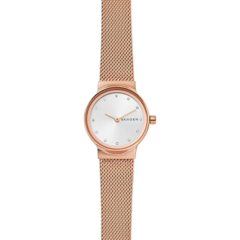 Skagen Freja Lille 26mm White Silver Dial Steel Quartz Watch SKW2665