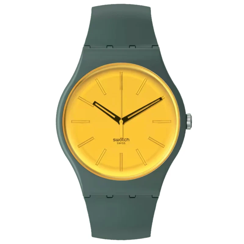 Swatch Gold In The Garden Gold Dial Watch SO29G103