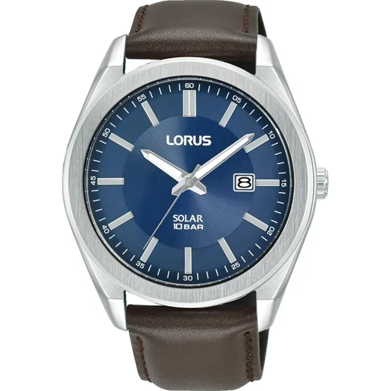 Lorus Sports Solar Blue Sunray Dial Men's Watch RX357AX9