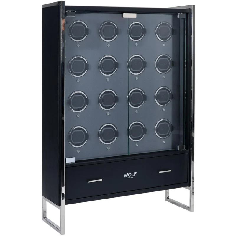 Wolf 16-Piece Watch Winder Cabinet 466702