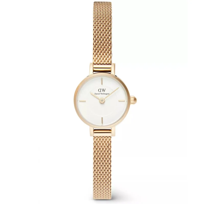Daniel Wellington Petite 19mm White Dial Steel Ladies Quartz Watch DW00100745