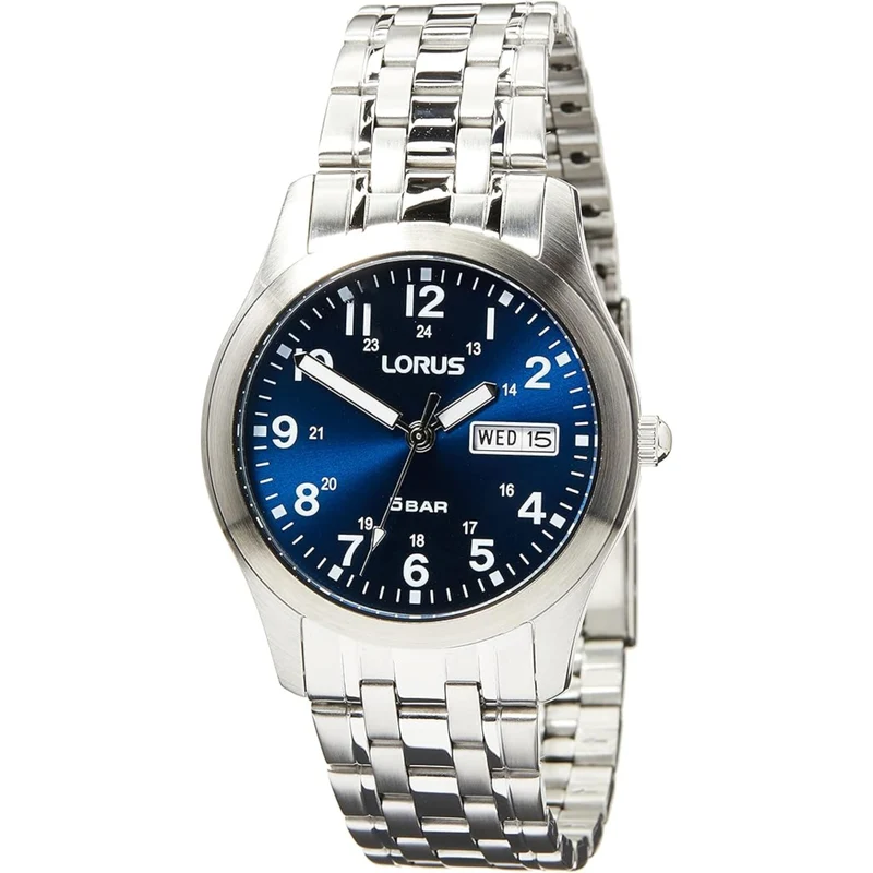 Lorus Analogue Quartz Dark Blue Sunray Dial Men's Watch RXN77DX9