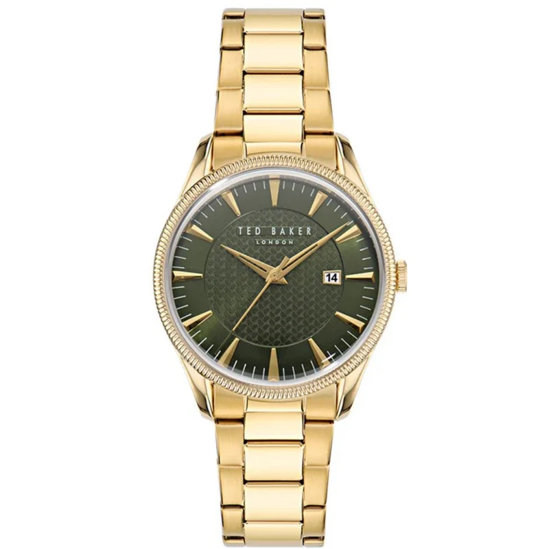 Ted Baker Leytonn Gold-Tone Green Dial Men's Watch BKPLTS403