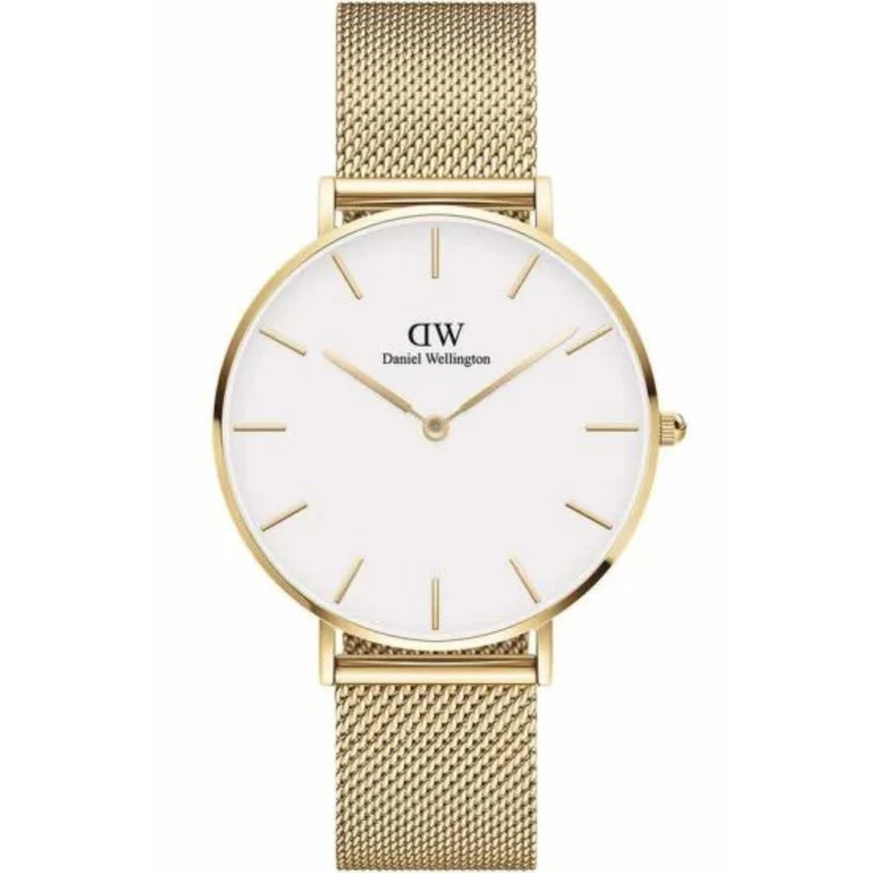 Daniel Wellington Petite 36mm White Dial Steel Ladies Quartz Watch DW00100346