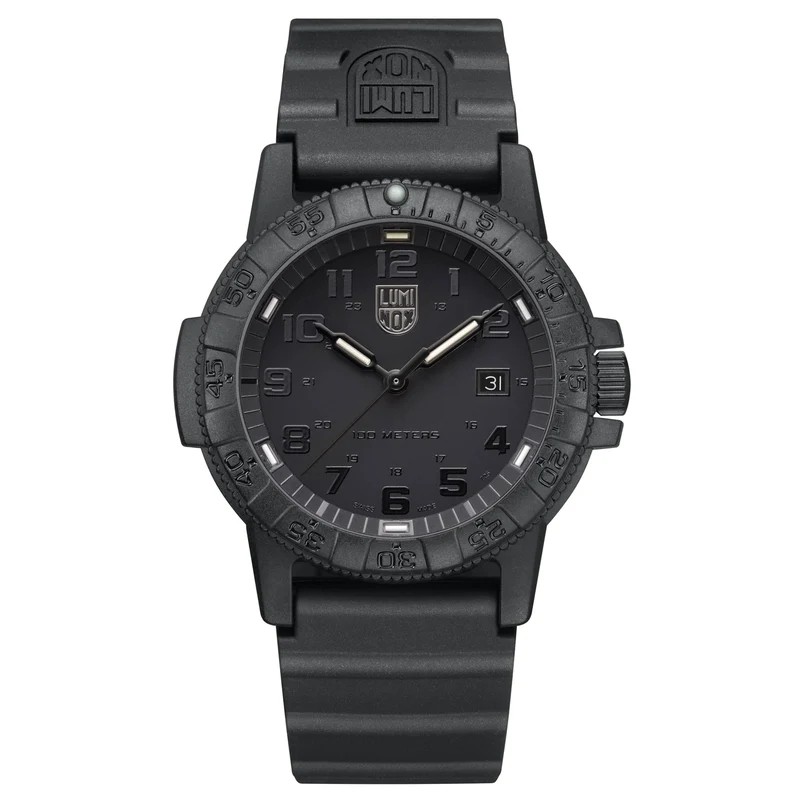 Luminox Leatherback Sea Turtle 44mm Black Dial Rubber Mens Quartz Watch XS.0321.BO.L