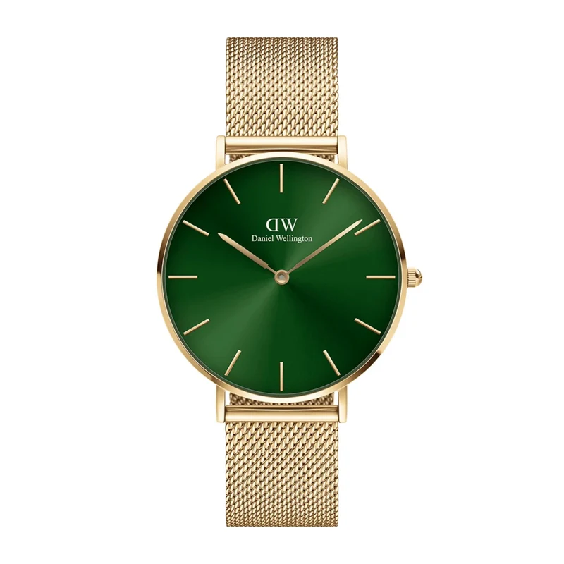 Daniel Wellington Petite 36mm Green Dial Steel Ladies Quartz Watch DW00100481