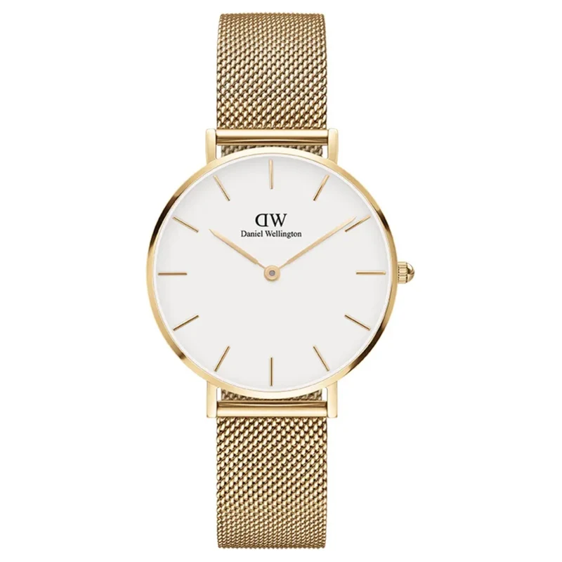 Daniel Wellington Petite 32mm White Dial Steel Ladies Quartz Watch DW00100348