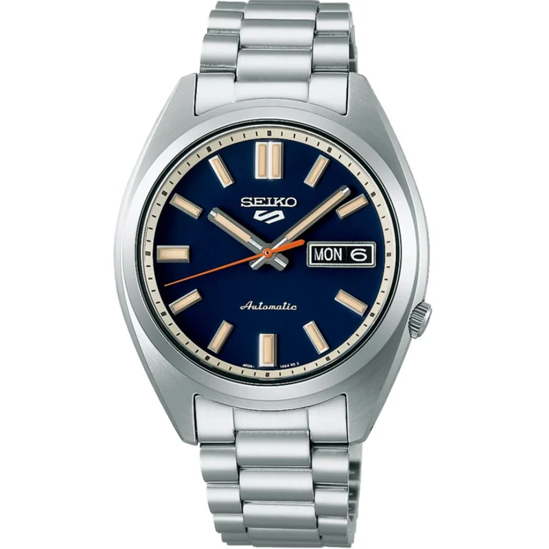 Seiko 5 Sports SNXS Classic ‘Rinse Blue’ Blue Dial Steel Bracelet Men's Watch SRPK87K1