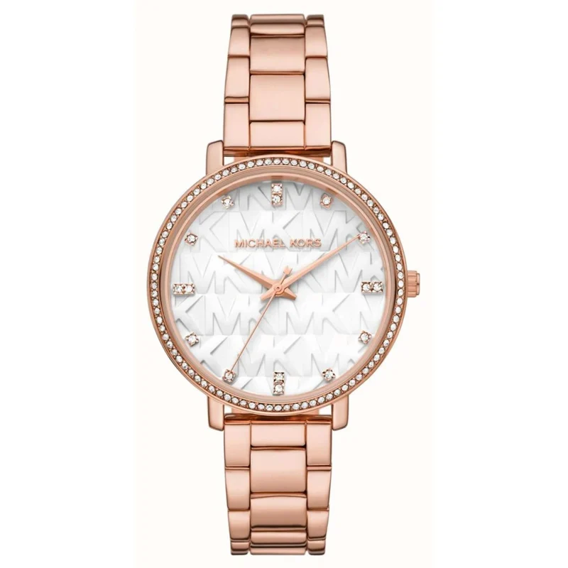 Michael Kors Pyper Rose Gold-Tone Alloy White Dial Women's Watch MK4594