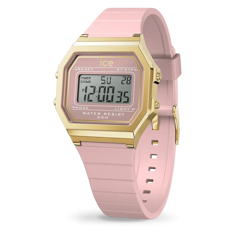 ICE Digit Retro Digital Babyatoutprix Pink Dial Small Strap Women’s Watch 023225