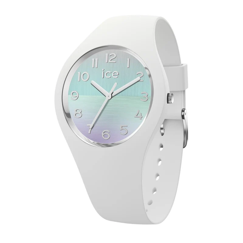 ICE Watch ICE Horizon Turquoise Numbers Blue Purple Gradient Dial Silicone Strap Watch 021356