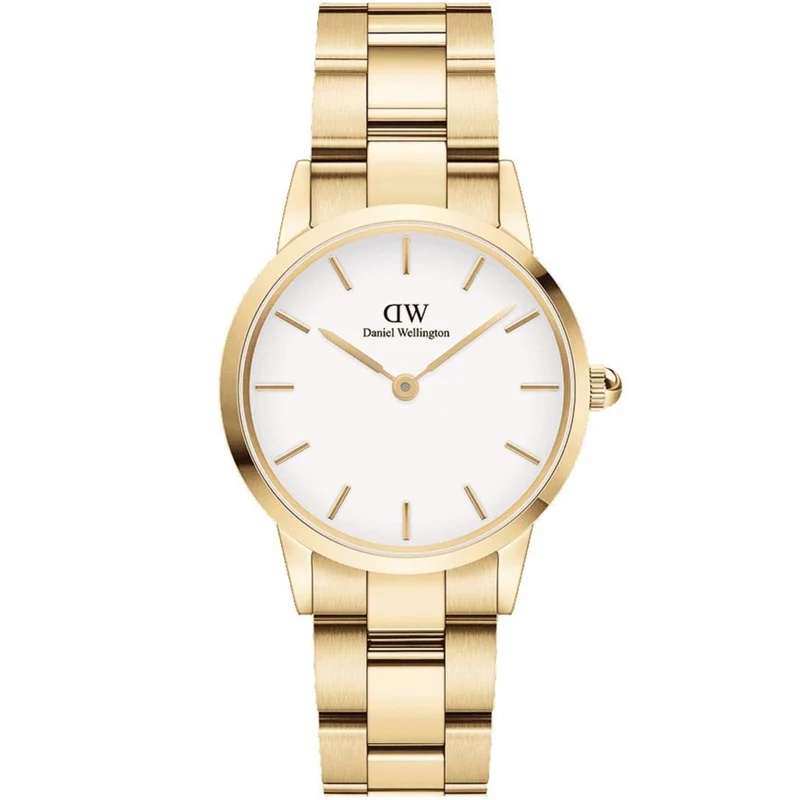 Daniel Wellington Iconic 28mm White Dial Steel Ladies Quartz Watch DW00100567