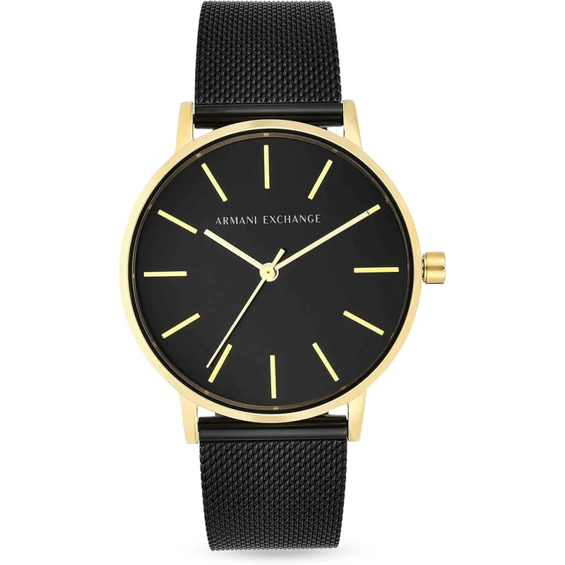 Armani Exchange Lola 36mm Black Dial Steel Ladies Quartz Watch AX5548