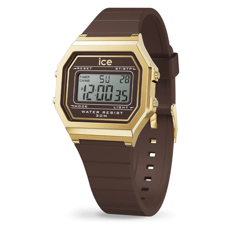 ICE Digit Retro Digital Babyatoutprix Brown Dial Small Strap Women’s Watch 023227