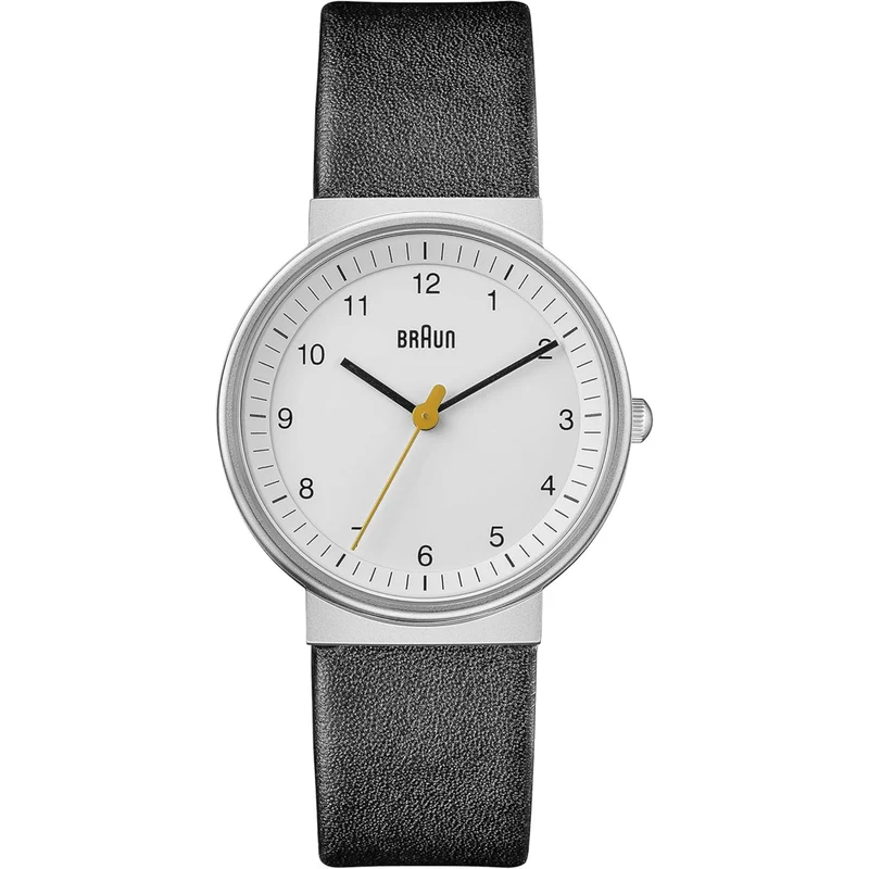 Braun Classic Quartz White Dial Leather Strap Women's Watch BN0031WHBKL
