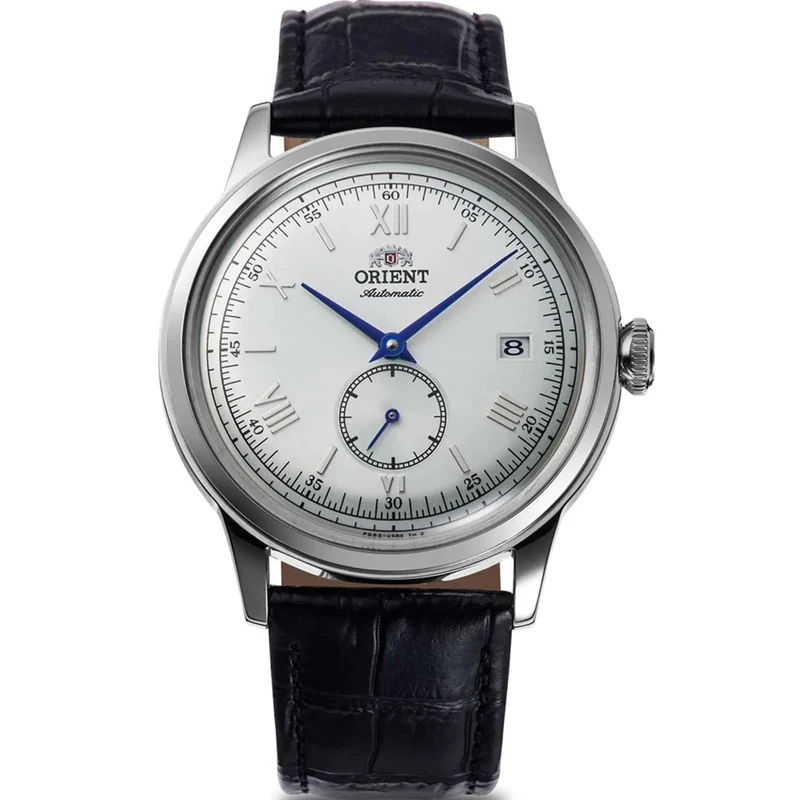 Orient Bambino Small Seconds 38mm White Dial Leather Strap Men’s Watch Ex-Display RA-AP0104S30B-EX