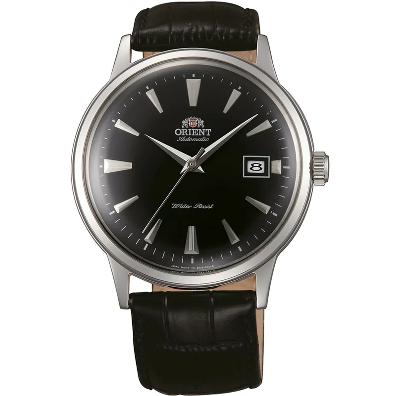 Orient Bambino 41mm Black Dial Leather Mens Automatic Watch FAC00004B0