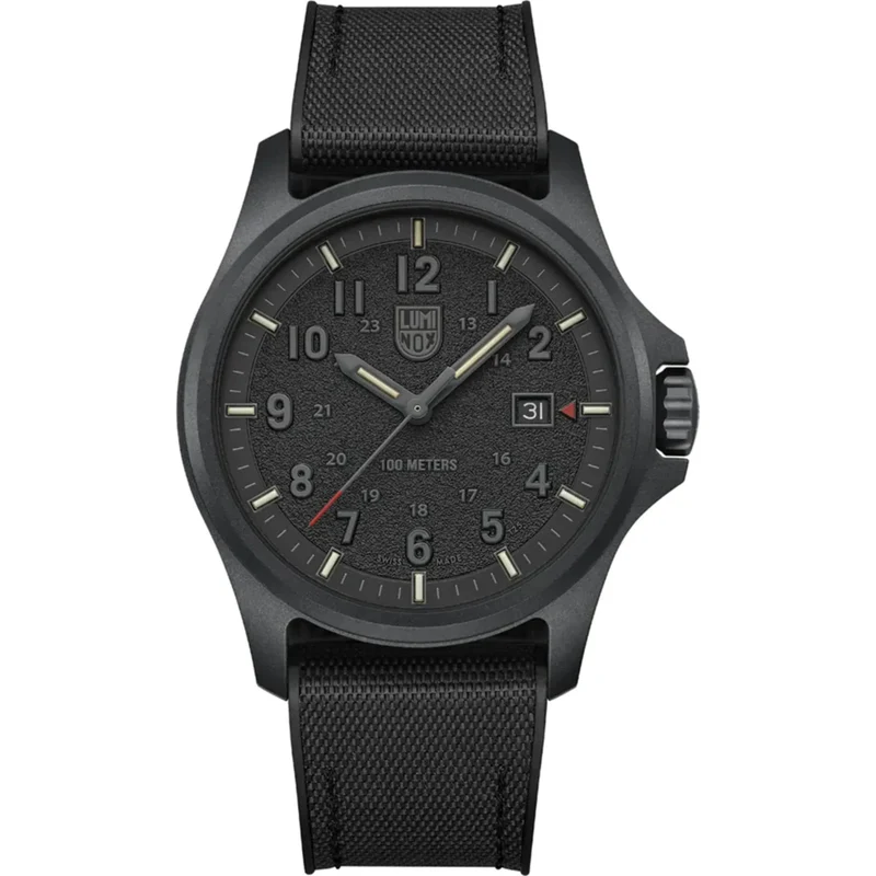 Luminox Atacama Field 43mm Black Dial Rubber Mens Quartz Watch XL.1961