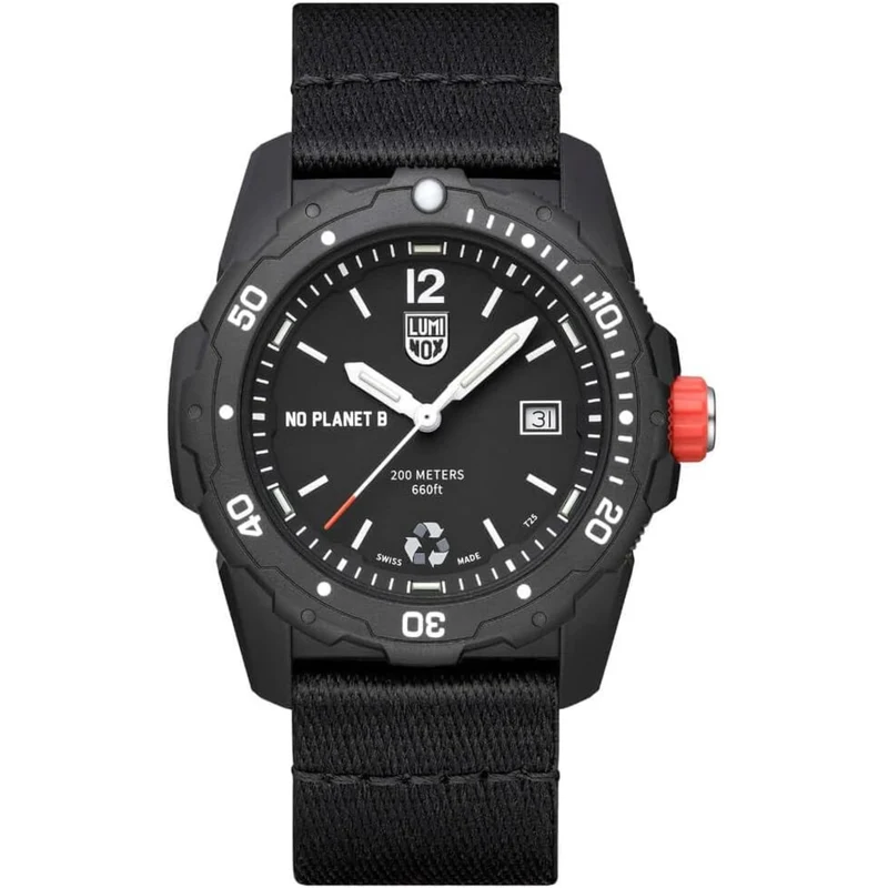 Luminox Bear Grylls 42mm Black Dial Plastic Mens Quartz Watch XB.3722.ECO