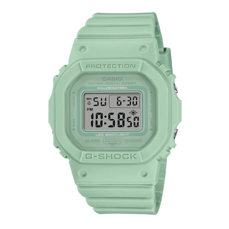 Casio G-Shock Quartz Green Dial Green Resin Strap GMD-S5600BA-3ER