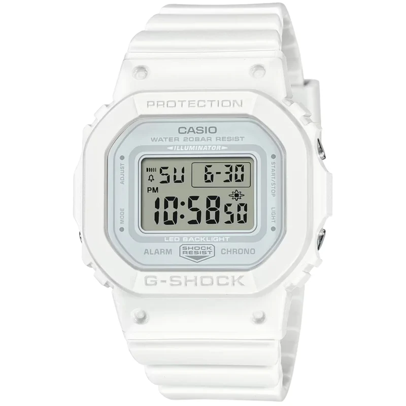 Casio G-Shock Quartz White Dial White Resin Strap GMD-S5600BA-7ER