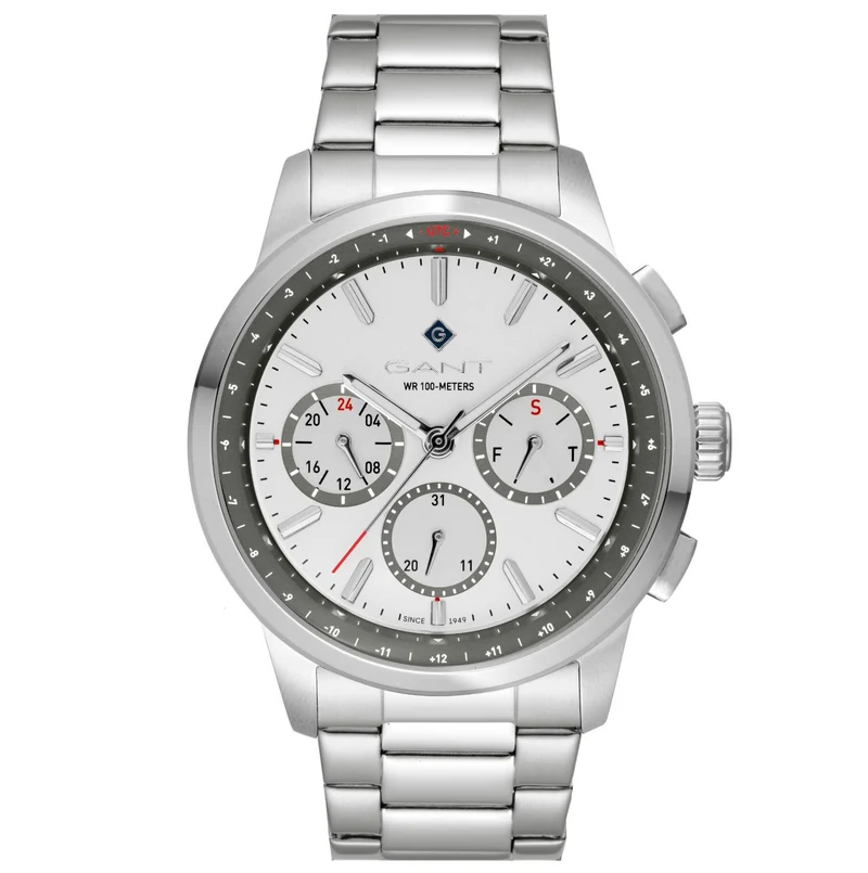 Gant Middletown Quartz Grey Chronograph Dial Steel Bracelet Men's Watch G154022