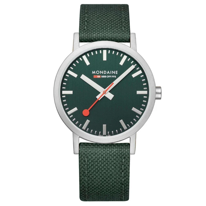 Mondaine Classic Forest Green Dial Watch A660.30360.60SBF