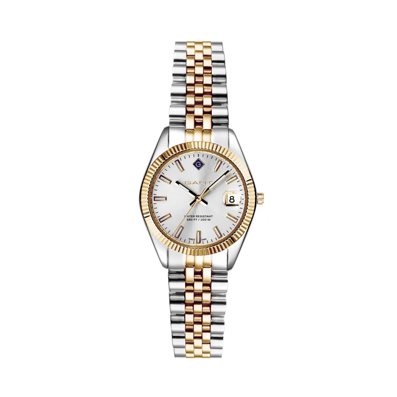 Gant Sussex Mini Quartz Silver Dial Two-Tone Steel Bracelet Ladies Watch G181002