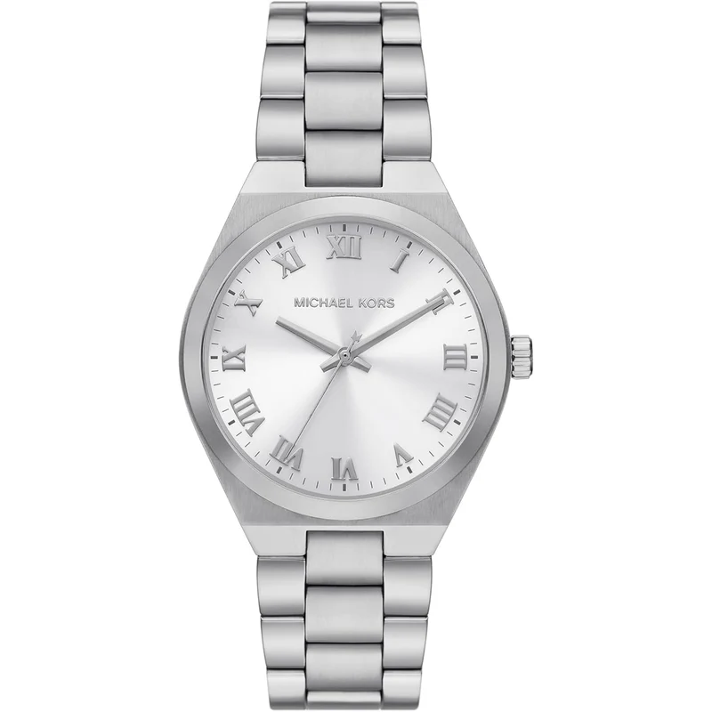 Michael Kors Lennox Stainless Steel Bracelet Silver Dial Women's Watch MK7393