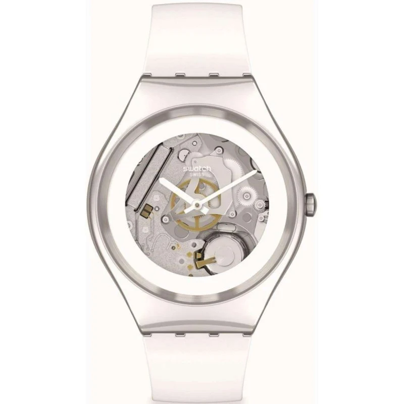 Swatch PURE WHITE IRONY Men's Watch SYXS138