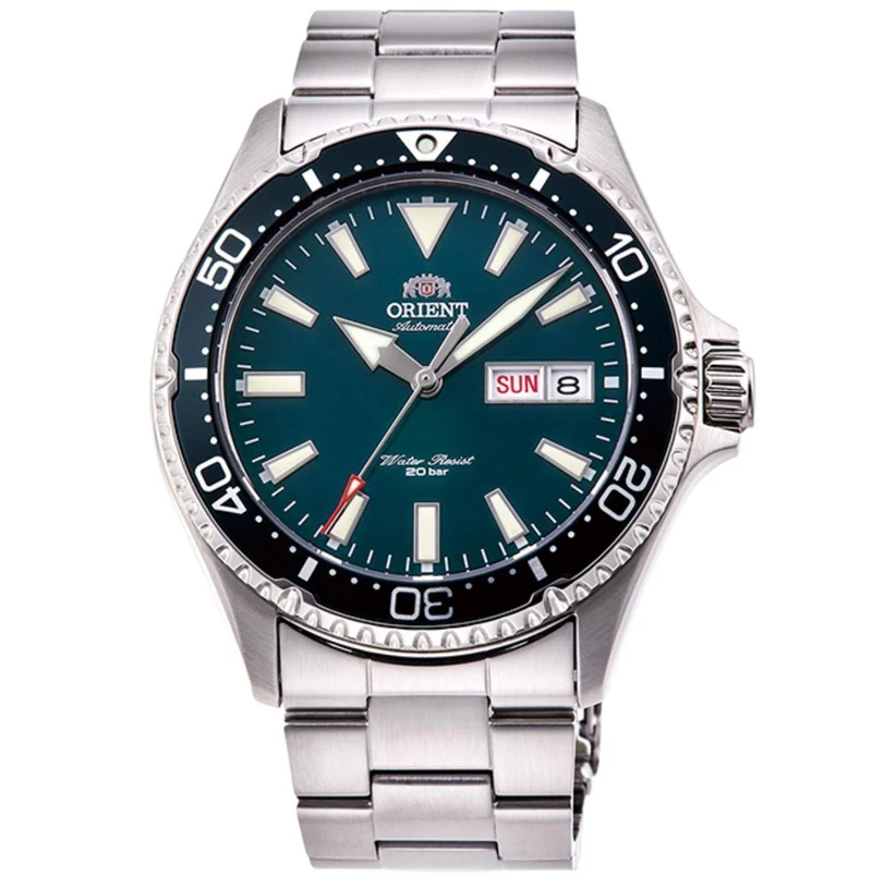 Orient Mako 42mm Blue Dial Steel Mens Automatic Watch RA-AA0004E19B