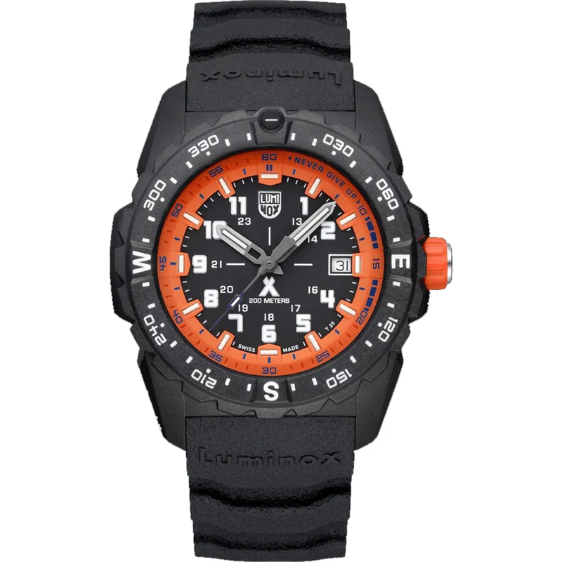 Luminox Bear Grylls 43mm Black Dial Rubber Mens Quartz Watch XB.3739