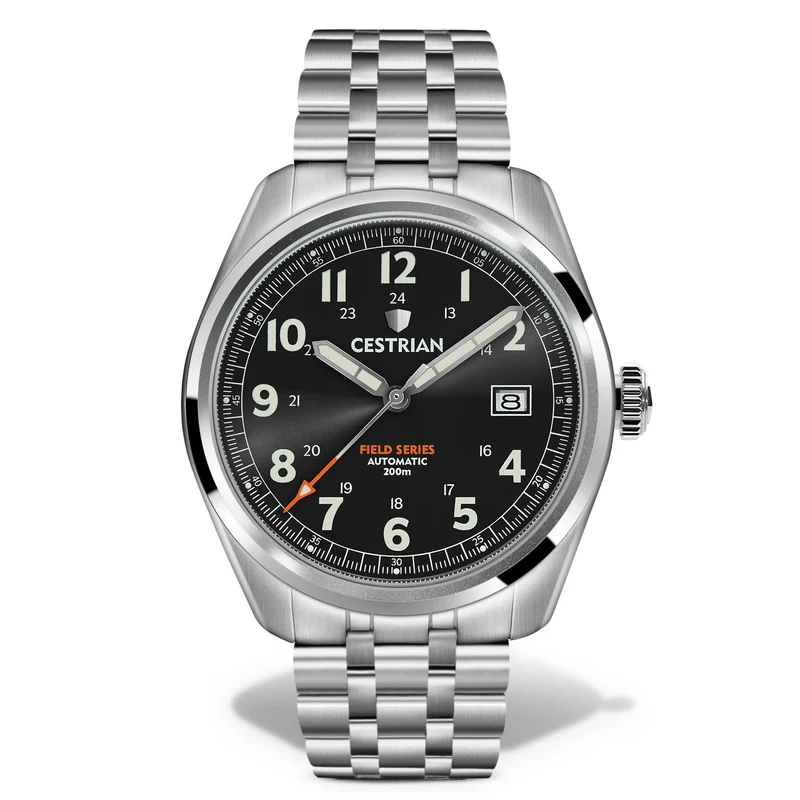 Cestrian Field Series Automatic Grey Dial Stainless Steel Men's Watch CF921B0660