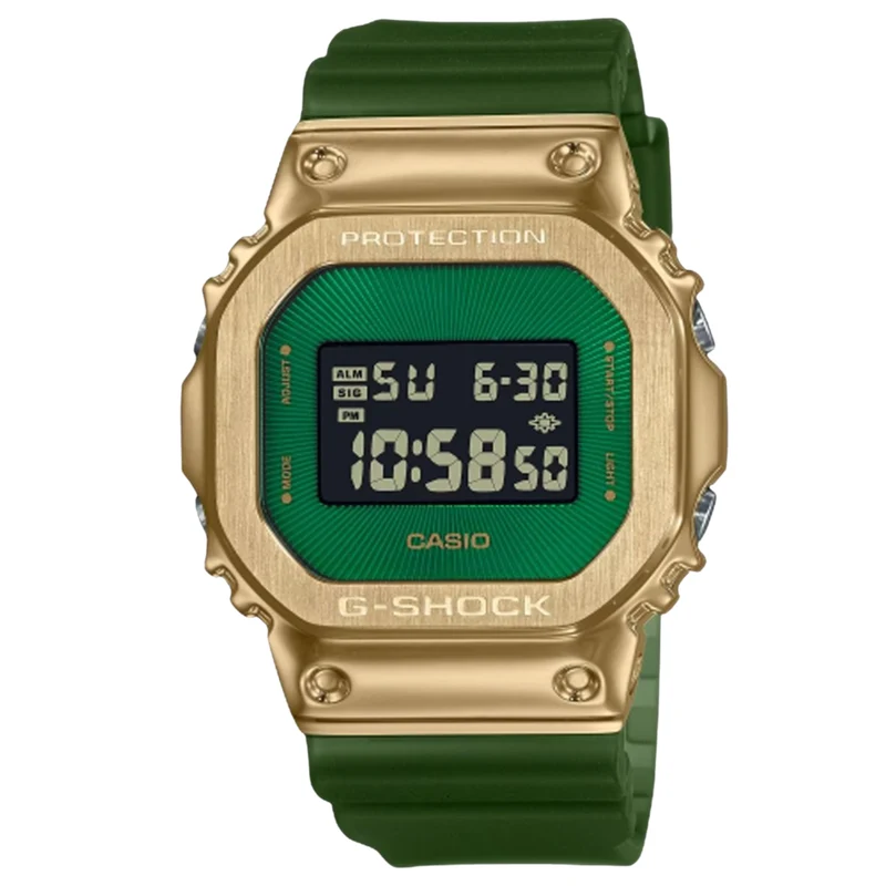 Casio G-Shock Green & Gold Men's Watch GM-5600CL-3ER