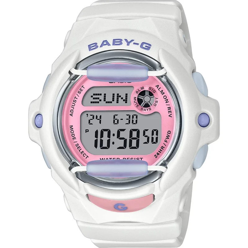 Casio Baby-G 'Playful Beach' 43mm Digital Resin Ladies Quartz Watch BG-169PB-7ER