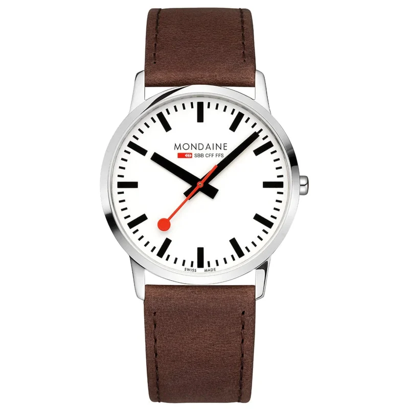 Mondaine Simply Elegant White Dial Men's Watch A638.30350.12SBG