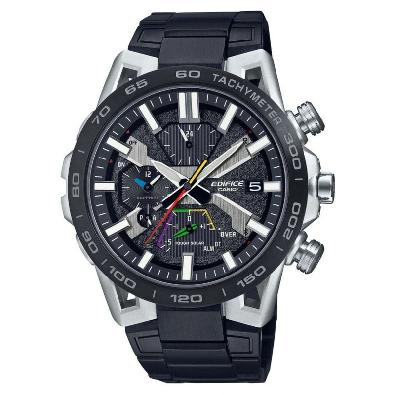 Casio Edifice Sospensione Solar Bluetooth Chronograph Grey Dial Men's Watch EQB-2000DC-1AER