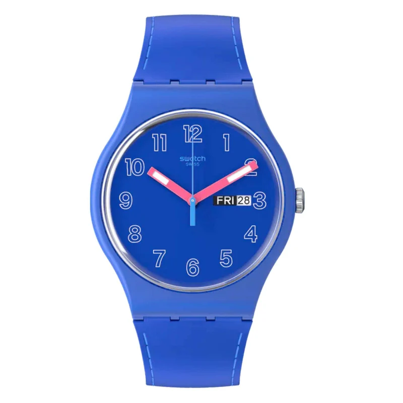 Swatch The January Collection 'Cobalt Disco' Quartz Watch SO29N705