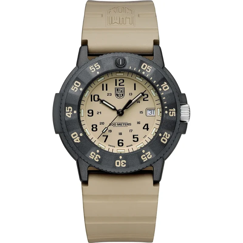 Luminox Sea Original Navy Seal 3000 Evo Series Mens Watch Beige Dial XS.3010.EVO.S