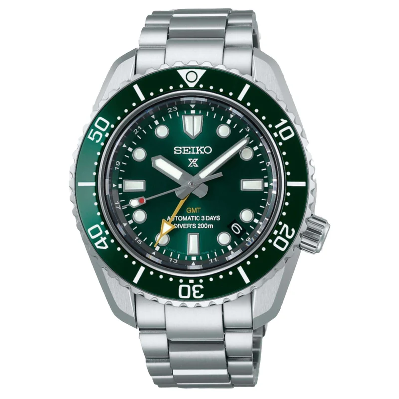 Seiko Prospex 1968 "Marine Green "Divers Modern Re-Interpretation GMT Green Dial Men's Watch SPB381J1