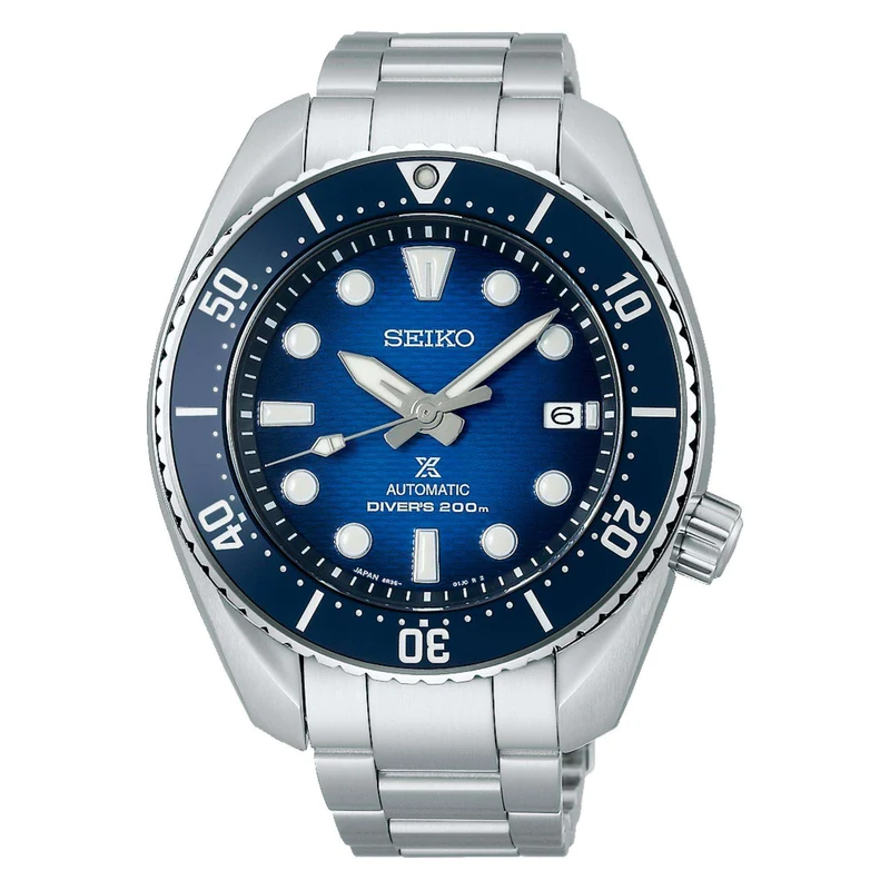 Seiko Prospex King Sumo 'Graduation' Automatic Blue Dial Steel Bracelet Divers Men's Watch SPB321J1