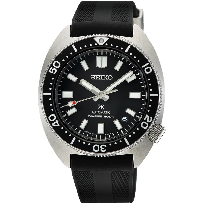 Seiko Prospex Heritage Turtle 1968 Recreation Automatic Black Dial Black Rubber Strap Bracelet SPB317J1