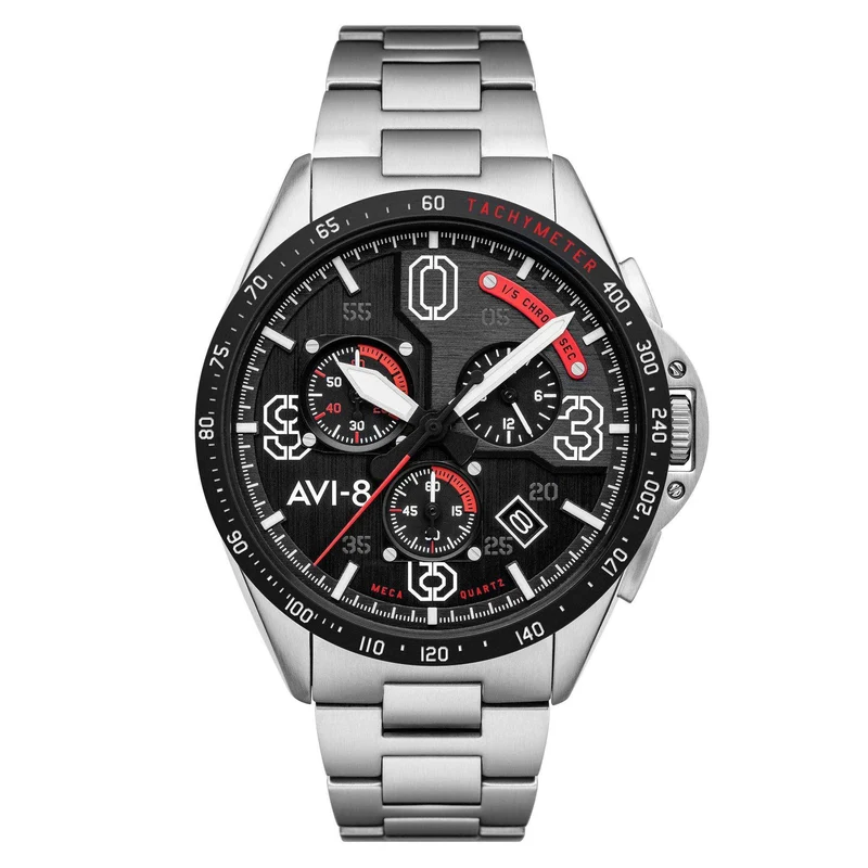 AVI-8 P-51 Mustang Blakeslee Chronograph Legion Mens Watch AV-4077-11