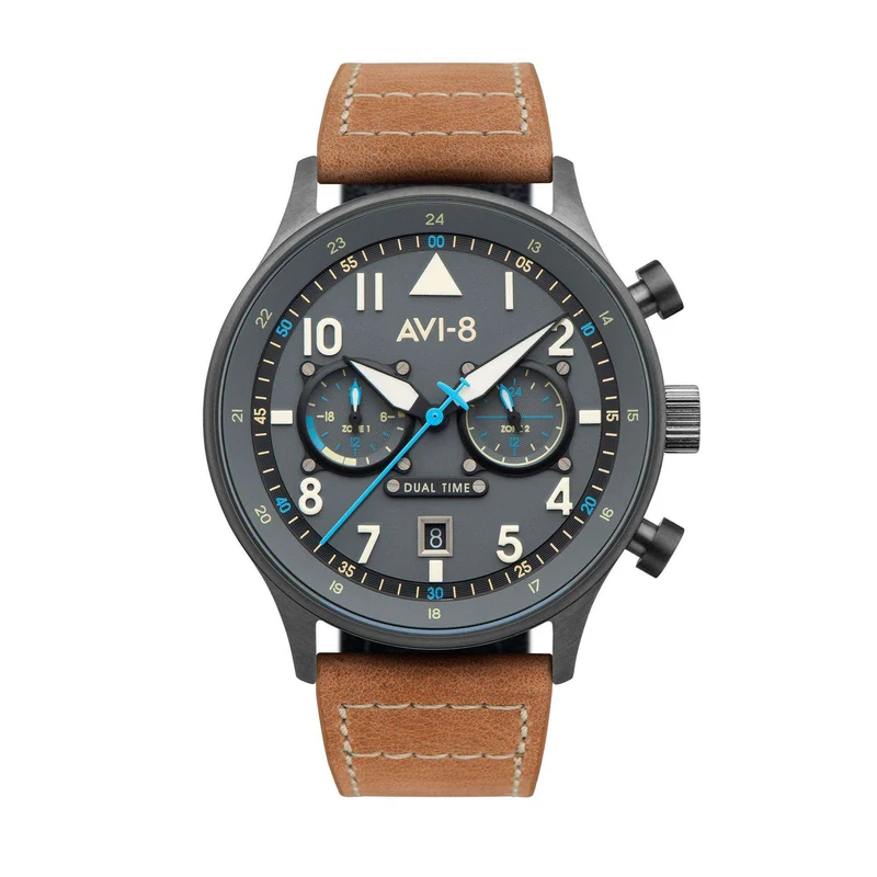 AVI-8 Hawker Hurricane Carey Dual Time Orissa Mens Watch AV-4088-04