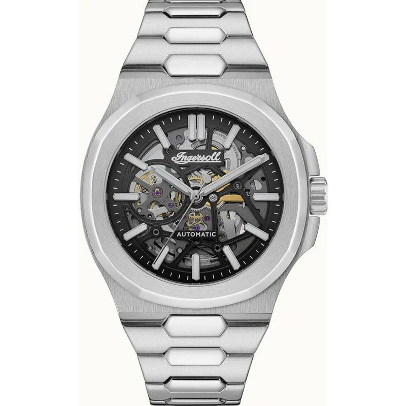 Ingersoll The Catalina Automatic Black Dial Stainless Steel Bracelet Men's Watch I12501